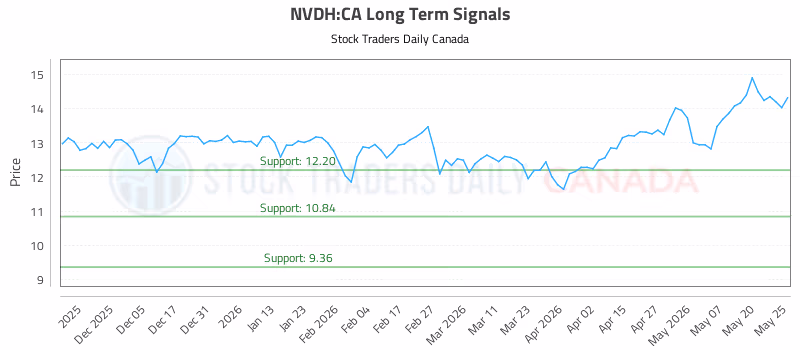 Stock Chart for NVDH:CA