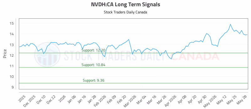 Stock Chart for NVDH:CA