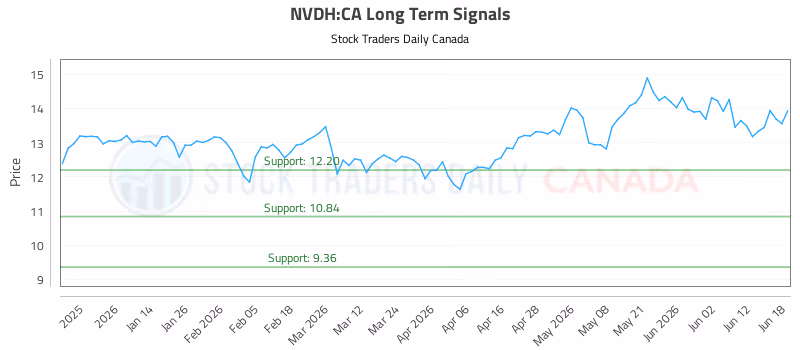 Stock Chart for NVDH:CA
