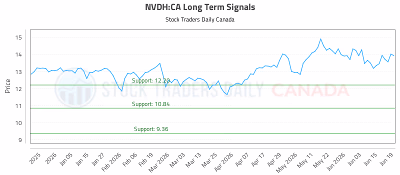 Stock Chart for NVDH:CA