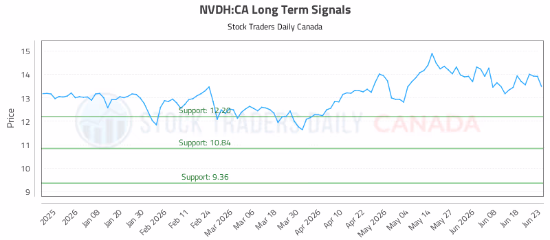 Stock Chart for NVDH:CA