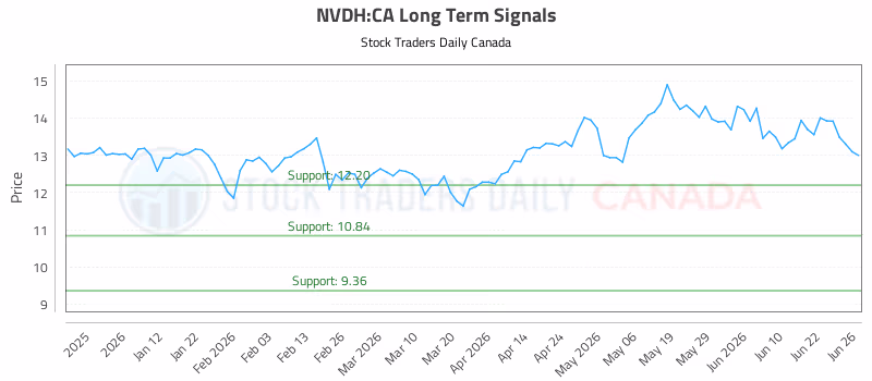 Stock Chart for NVDH:CA