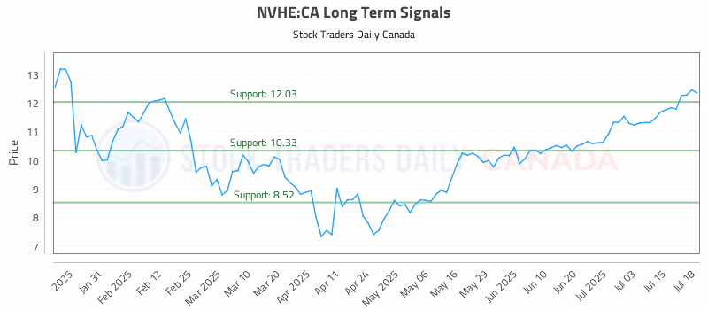 Stock Chart for NVHE:CA