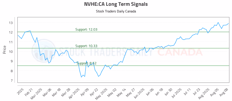 Stock Chart for NVHE:CA