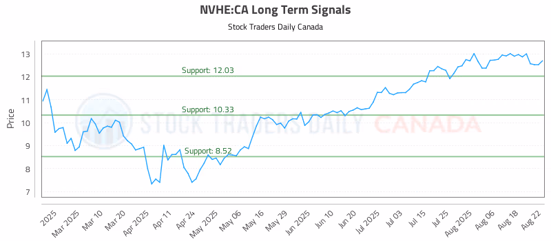 Stock Chart for NVHE:CA