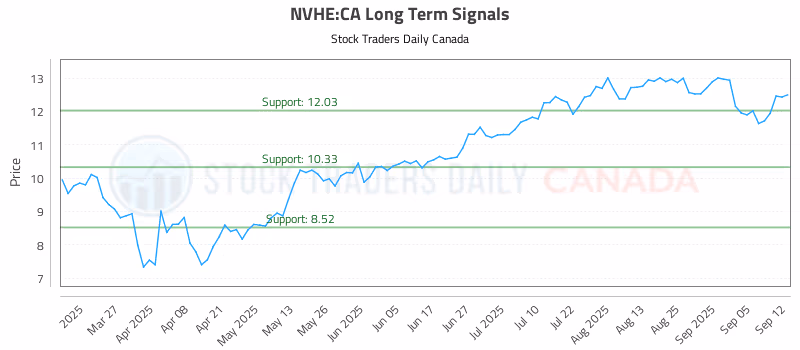Stock Chart for NVHE:CA