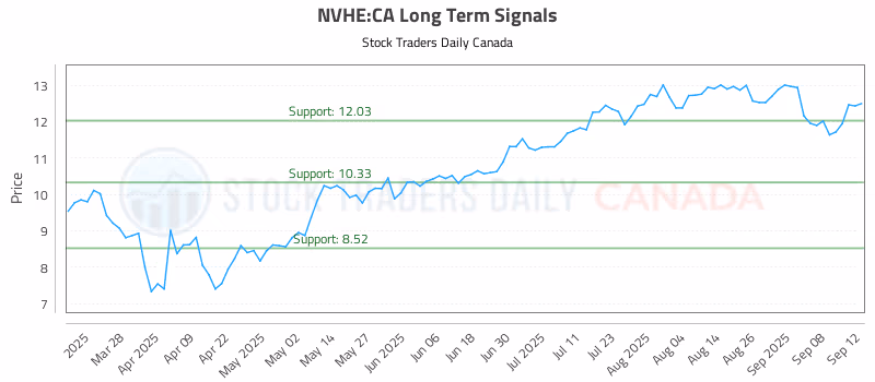 Stock Chart for NVHE:CA