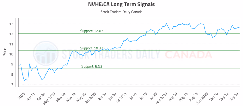 Stock Chart for NVHE:CA