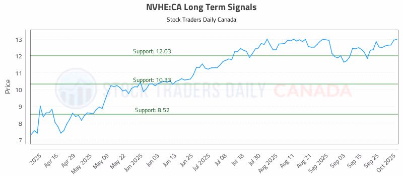 Stock Chart for NVHE:CA