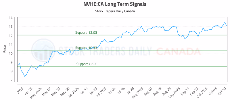 Stock Chart for NVHE:CA