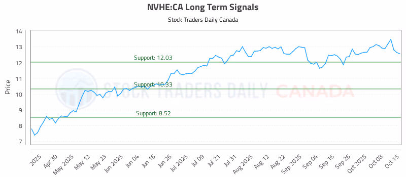 Stock Chart for NVHE:CA