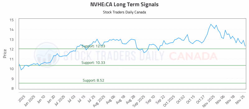 Stock Chart for NVHE:CA