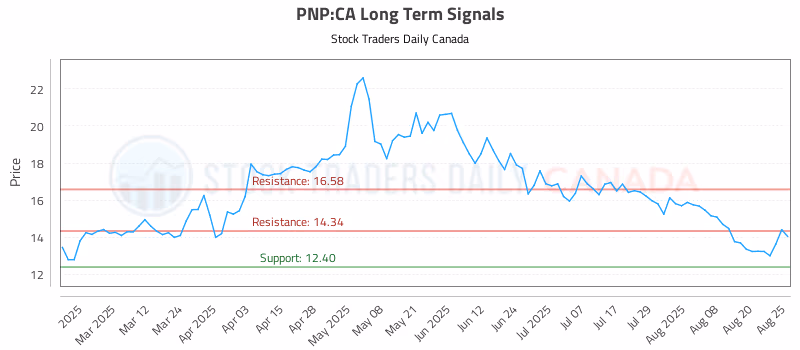 Stock Chart for PNP:CA