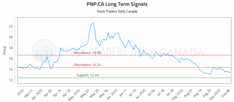 Stock Chart for PNP:CA