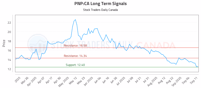 Stock Chart for PNP:CA