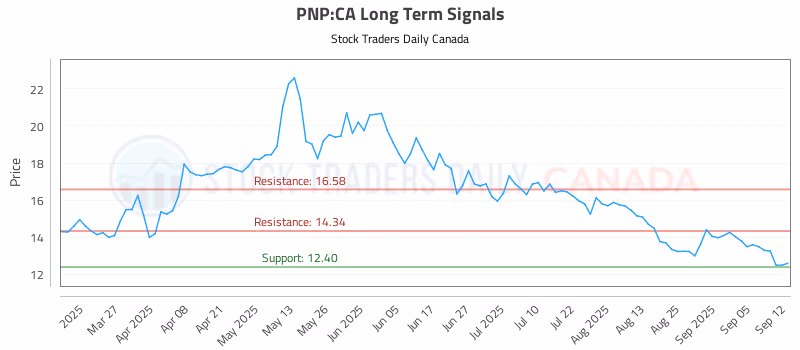 Stock Chart for PNP:CA