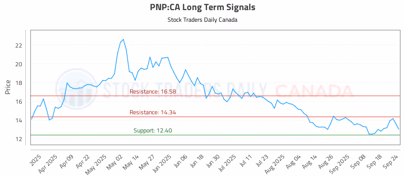 Stock Chart for PNP:CA