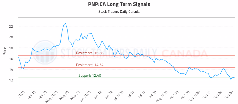 Stock Chart for PNP:CA