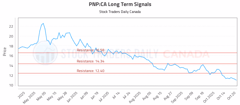 Stock Chart for PNP:CA