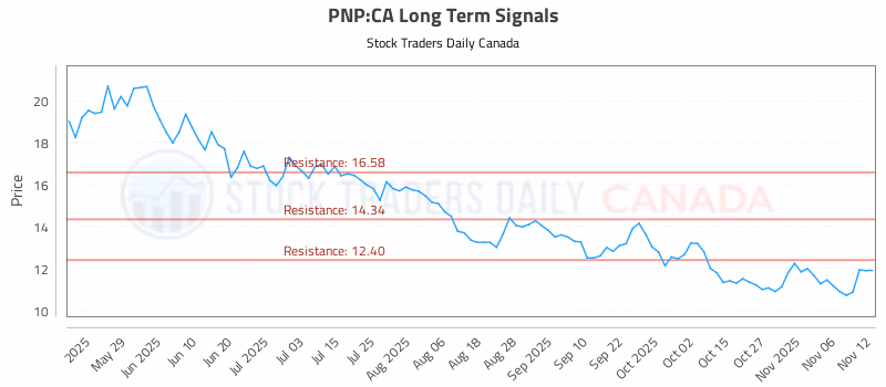 Stock Chart for PNP:CA