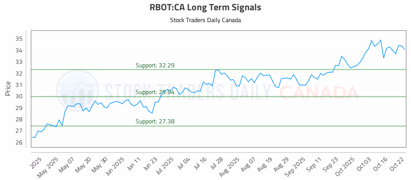 Stock Chart for RBOT:CA