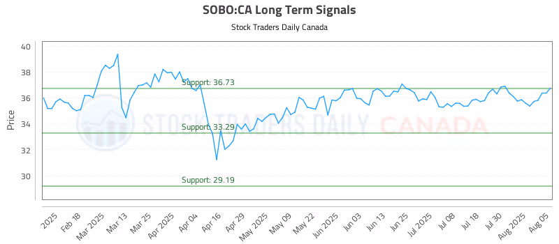 Stock Chart for SOBO:CA