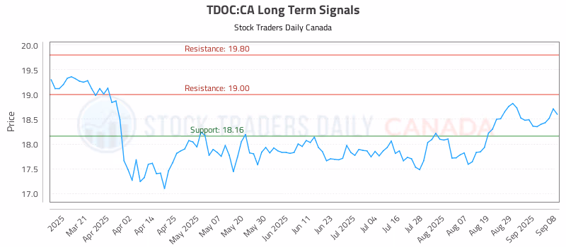 Stock Chart for TDOC:CA