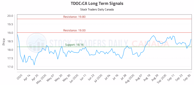 Stock Chart for TDOC:CA