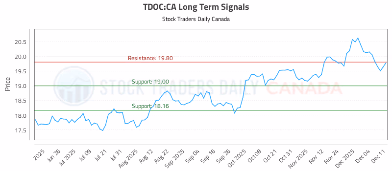 Stock Chart for TDOC:CA