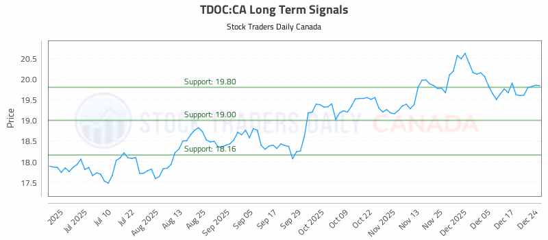 Stock Chart for TDOC:CA