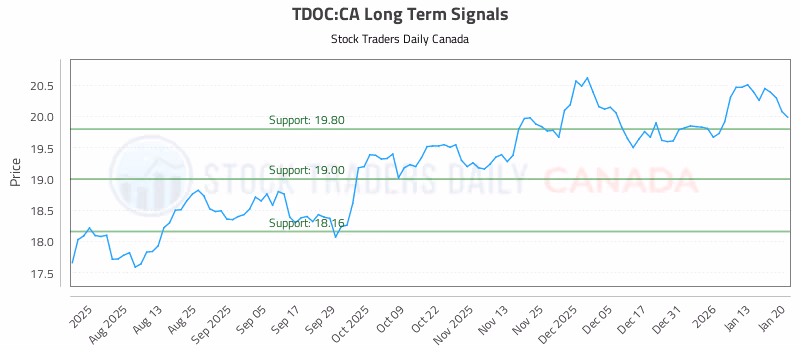 Stock Chart for TDOC:CA
