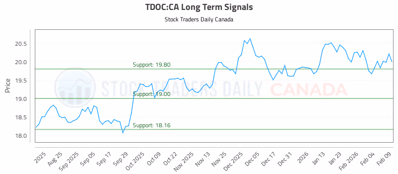 Stock Chart for TDOC:CA