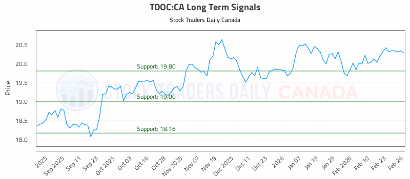 Stock Chart for TDOC:CA