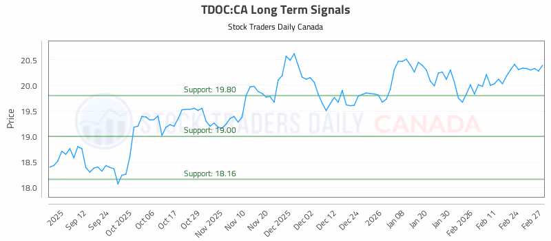 Stock Chart for TDOC:CA