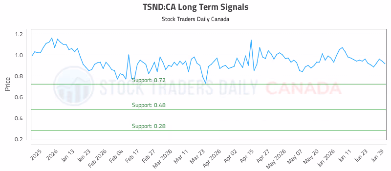 Stock Chart for TSND:CA