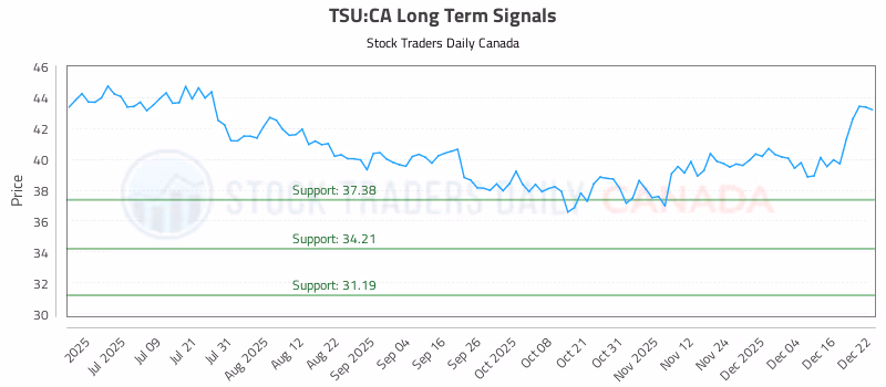 Stock Chart for TSU:CA
