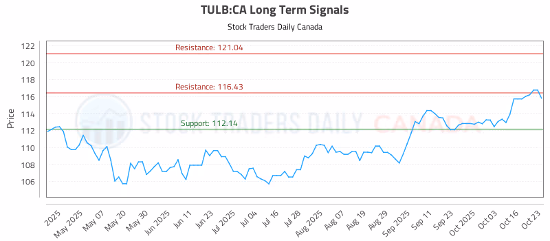 Stock Chart for TULB:CA