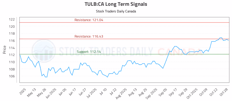 Stock Chart for TULB:CA
