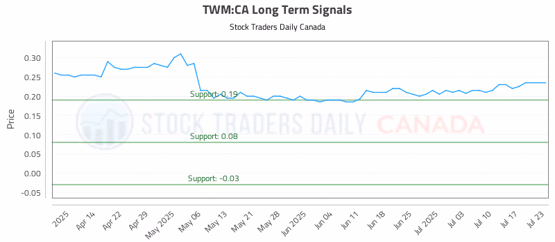 Stock Chart for TWM:CA