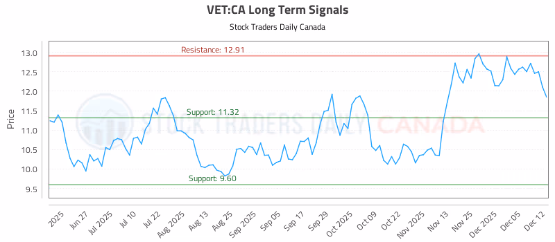 Stock Chart for VET:CA