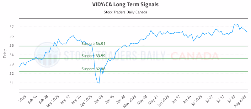 Stock Chart for VIDY:CA