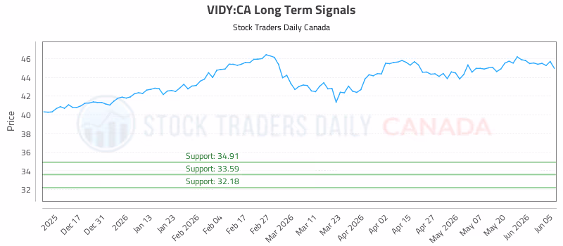 Stock Chart for VIDY:CA