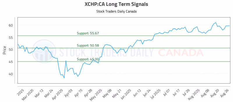 Stock Chart for XCHP:CA