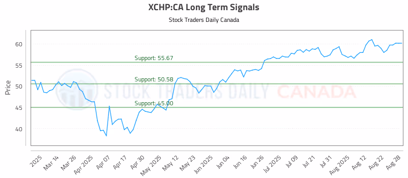 Stock Chart for XCHP:CA