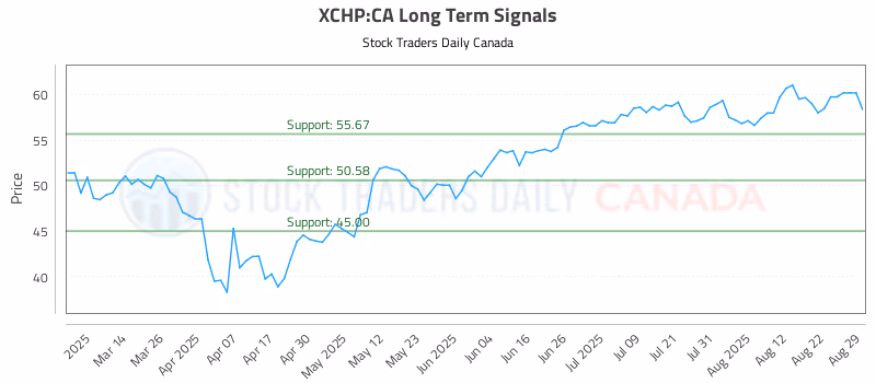 Stock Chart for XCHP:CA