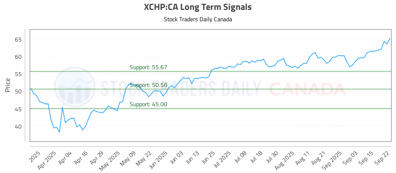 Stock Chart for XCHP:CA