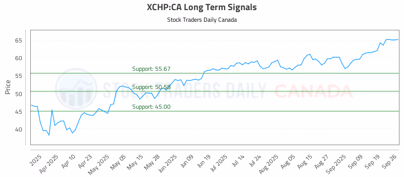 Stock Chart for XCHP:CA