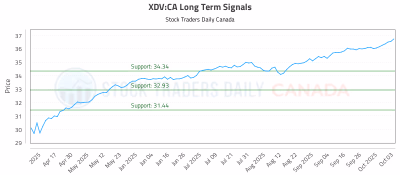 Stock Chart for XDV:CA