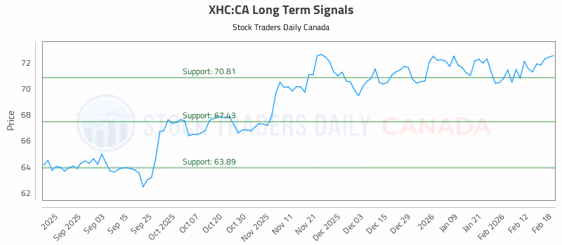 Stock Chart for XHC:CA