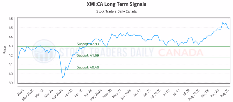 Stock Chart for XMI:CA